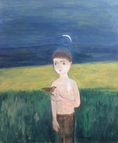 Ragazzo con Uccello, 2002 da Roya Salari